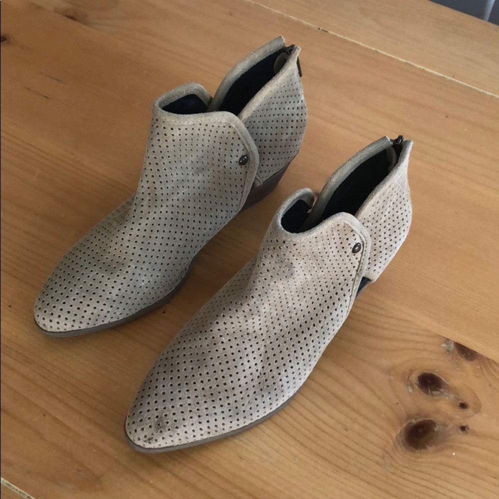 Taupe Suede Bootie